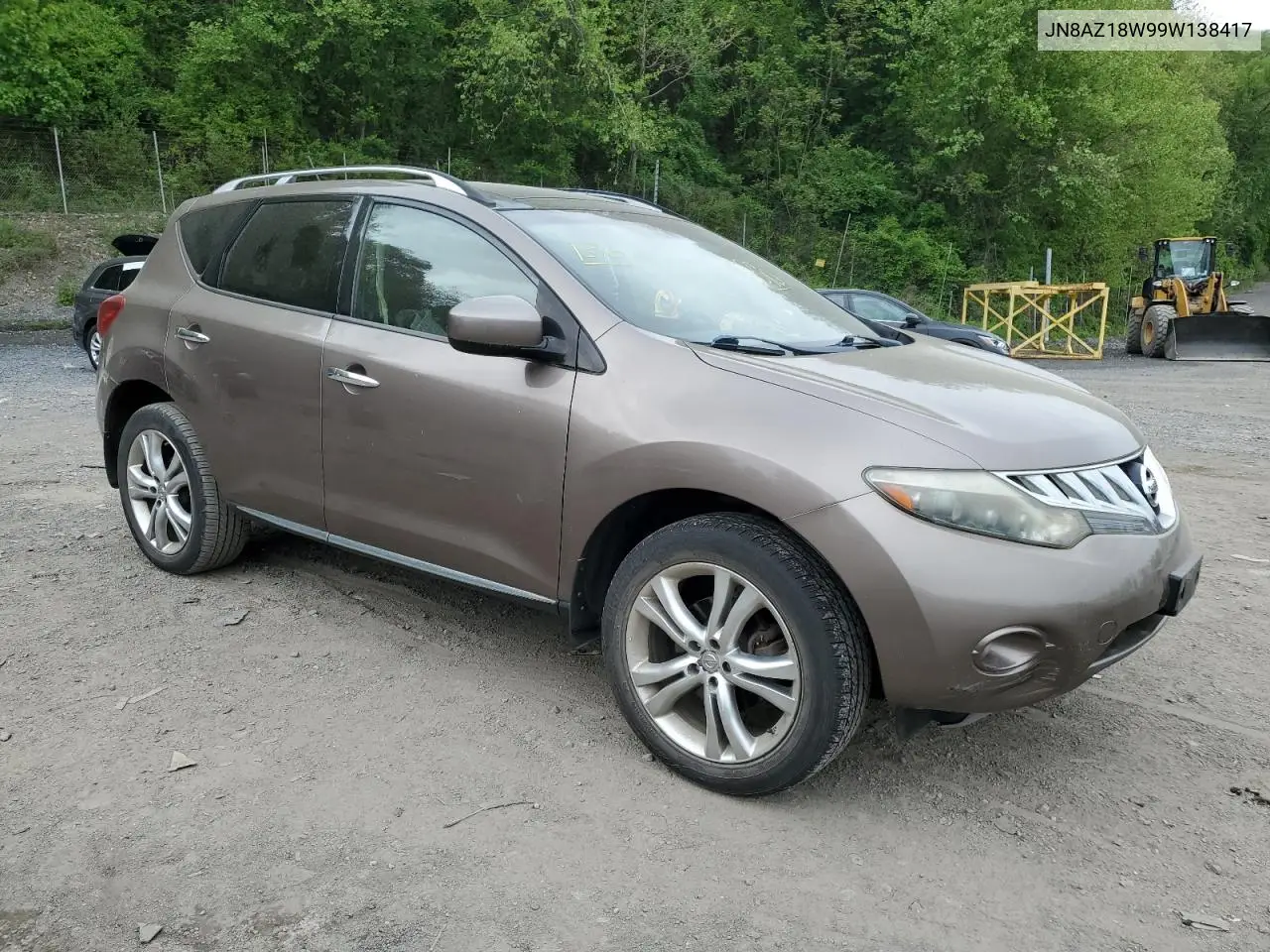 2009 Nissan Murano S VIN: JN8AZ18W99W138417 Lot: 56989485