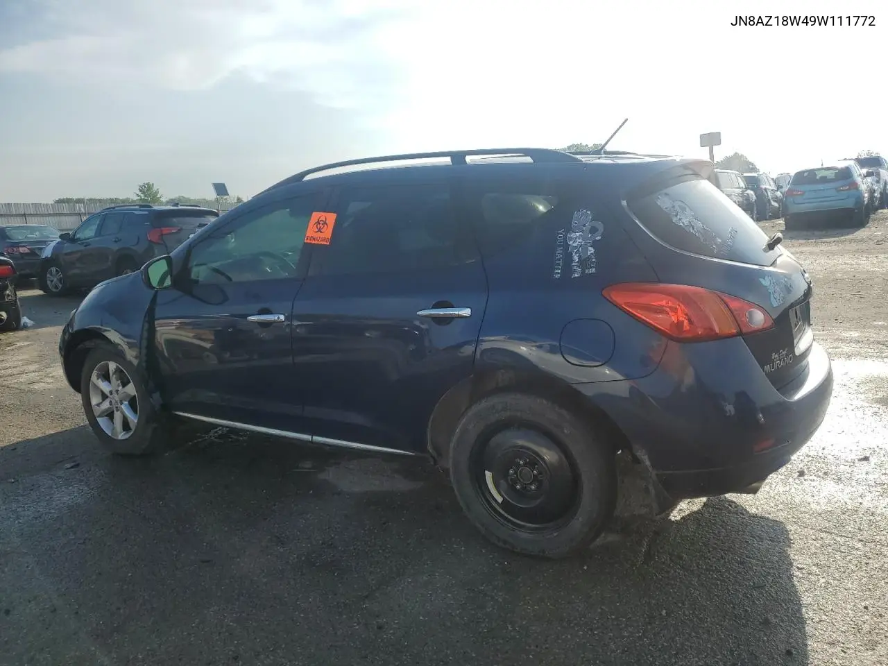 2009 Nissan Murano S VIN: JN8AZ18W49W111772 Lot: 56991255