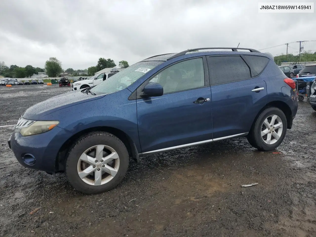 2009 Nissan Murano S VIN: JN8AZ18W69W145941 Lot: 57023275