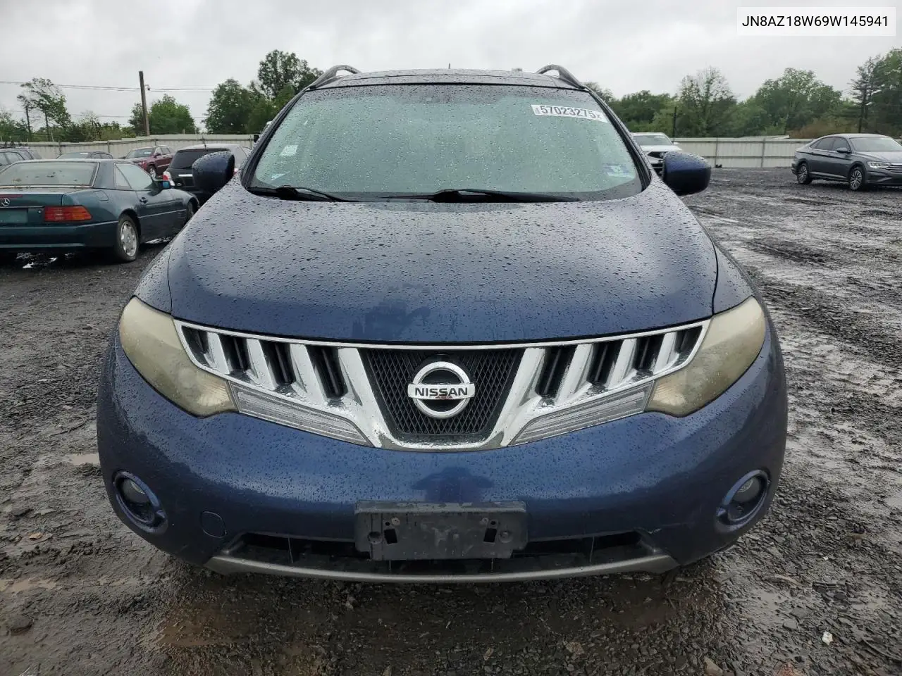 2009 Nissan Murano S VIN: JN8AZ18W69W145941 Lot: 57023275