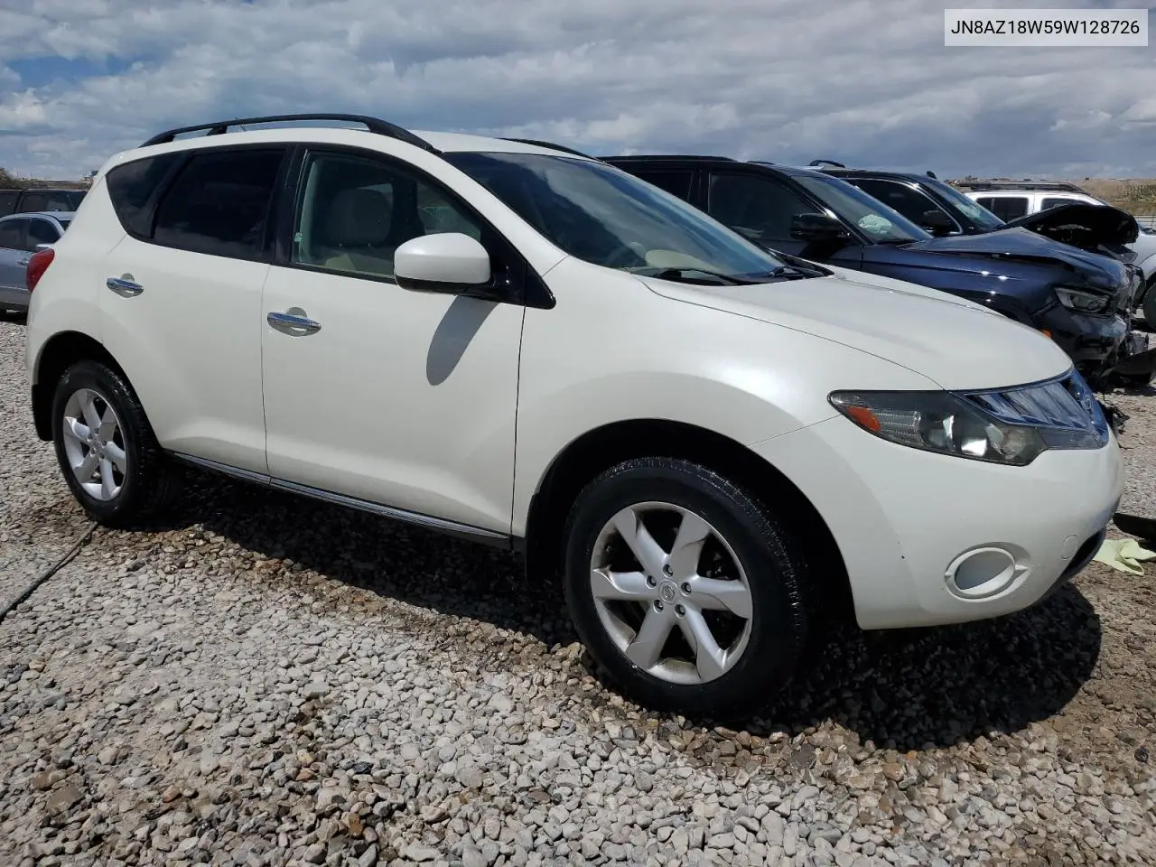 2009 Nissan Murano S VIN: JN8AZ18W59W128726 Lot: 57164485