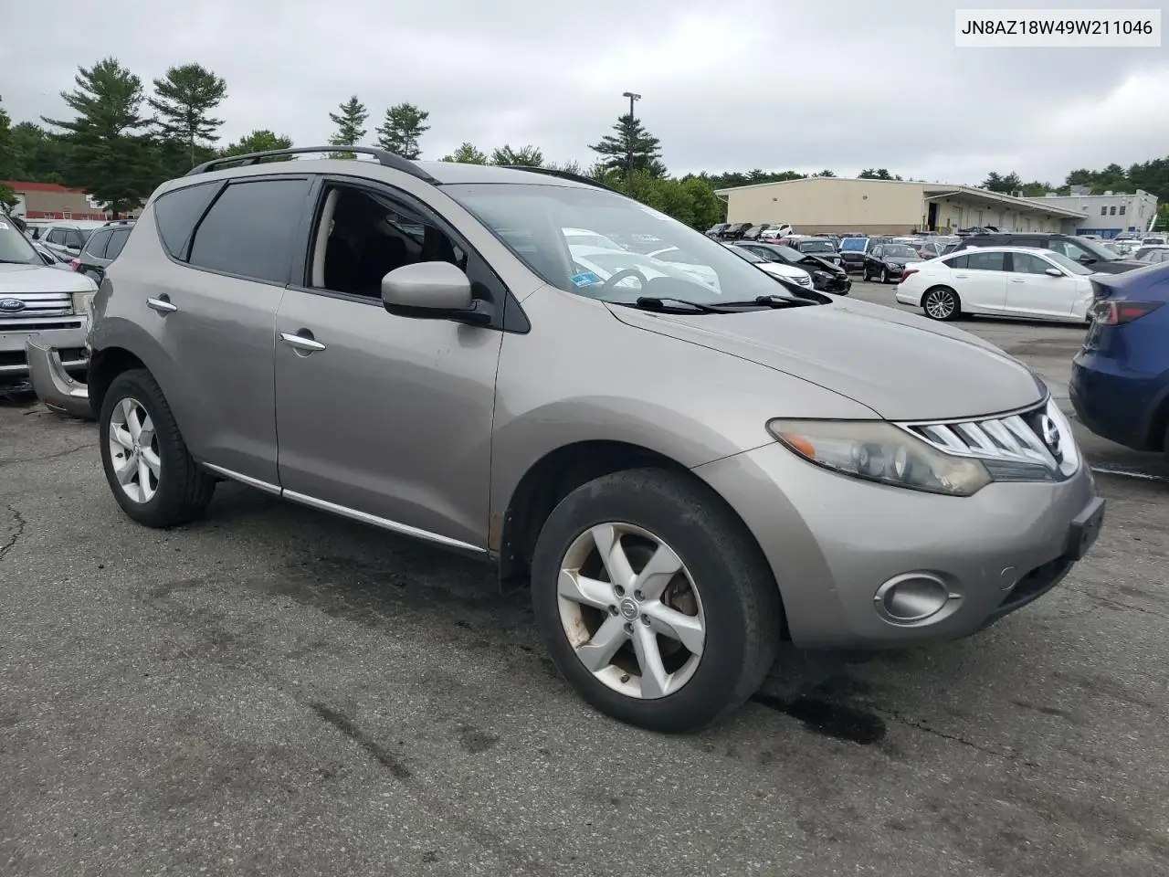 2009 Nissan Murano S VIN: JN8AZ18W49W211046 Lot: 58597615