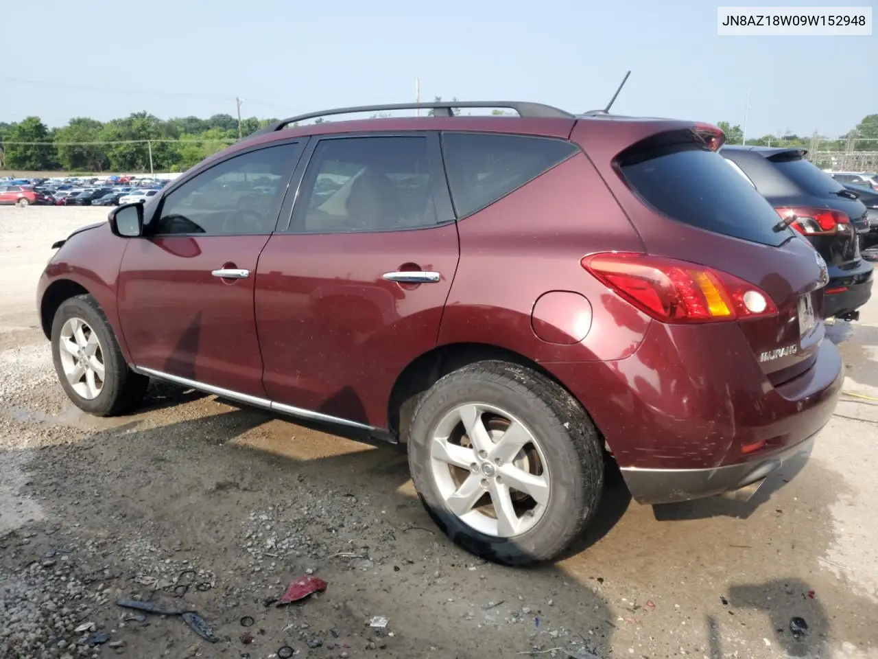 2009 Nissan Murano S VIN: JN8AZ18W09W152948 Lot: 60296575