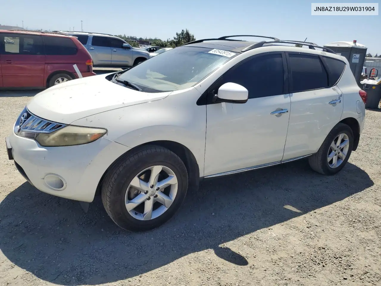 2009 Nissan Murano S VIN: JN8AZ18U29W031904 Lot: 60540915