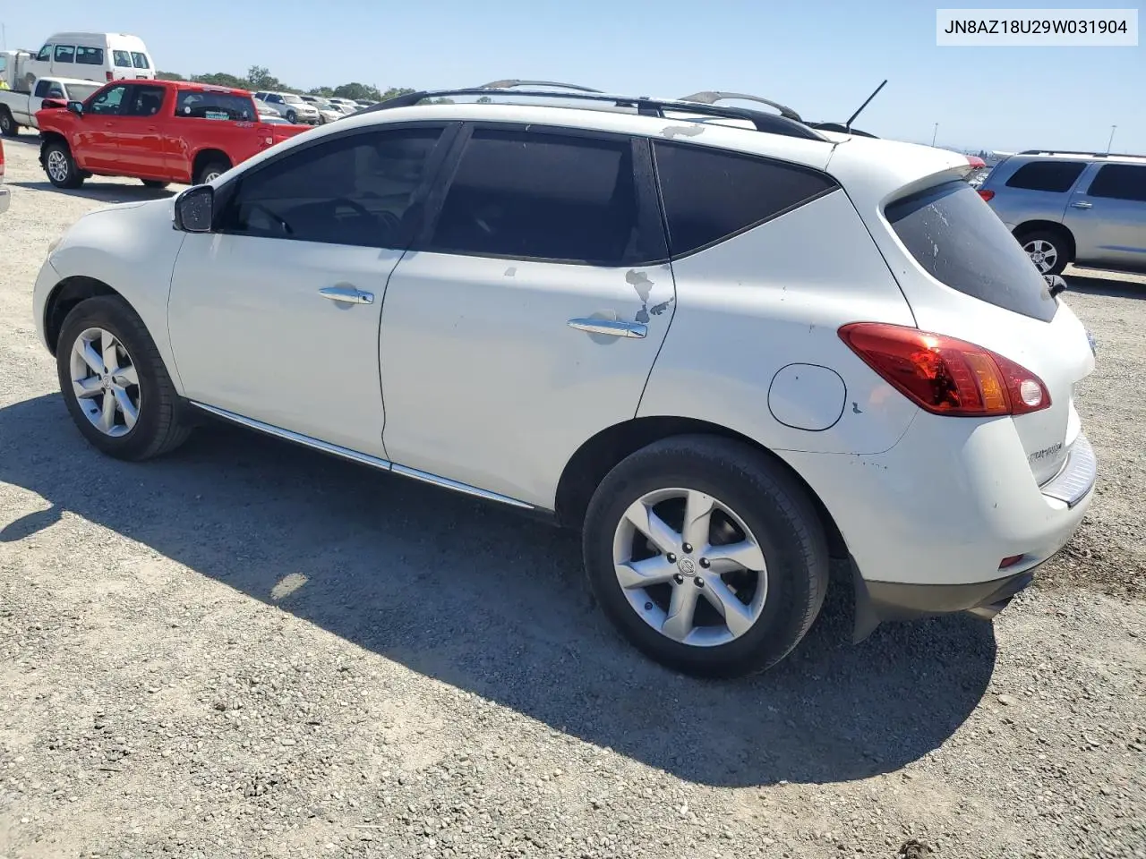 2009 Nissan Murano S VIN: JN8AZ18U29W031904 Lot: 60540915