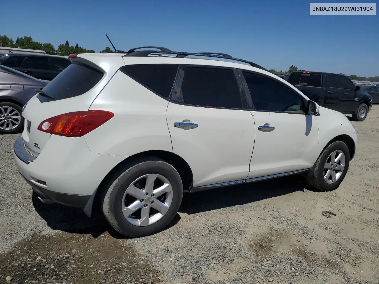 2009 Nissan Murano S VIN: JN8AZ18U29W031904 Lot: 60540915