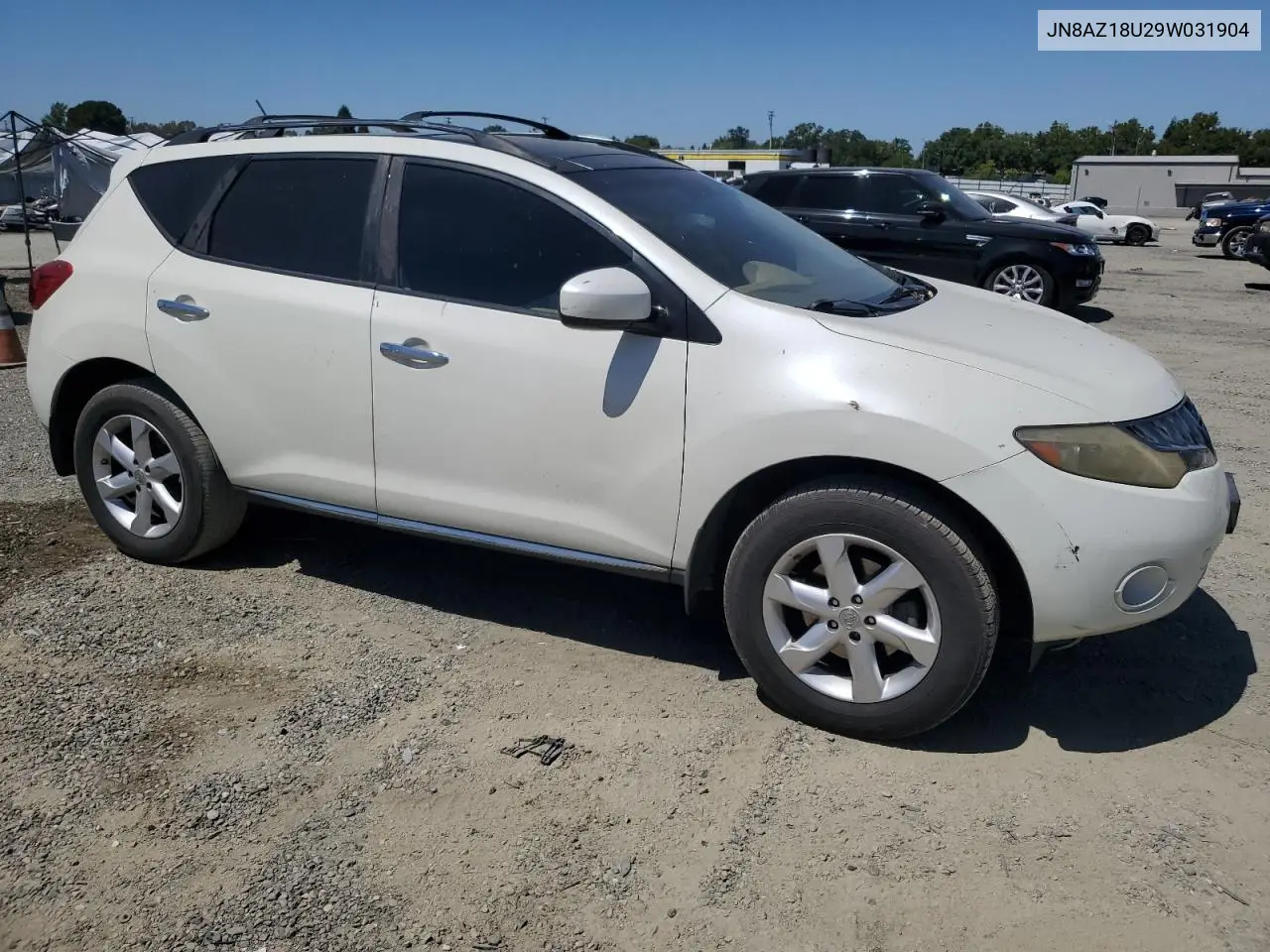 2009 Nissan Murano S VIN: JN8AZ18U29W031904 Lot: 60540915