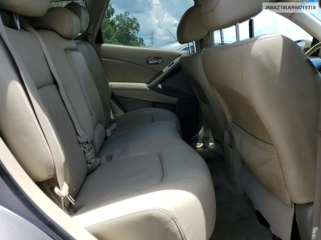 2009 Nissan Murano S VIN: JN8AZ18U69W019318 Lot: 61144805
