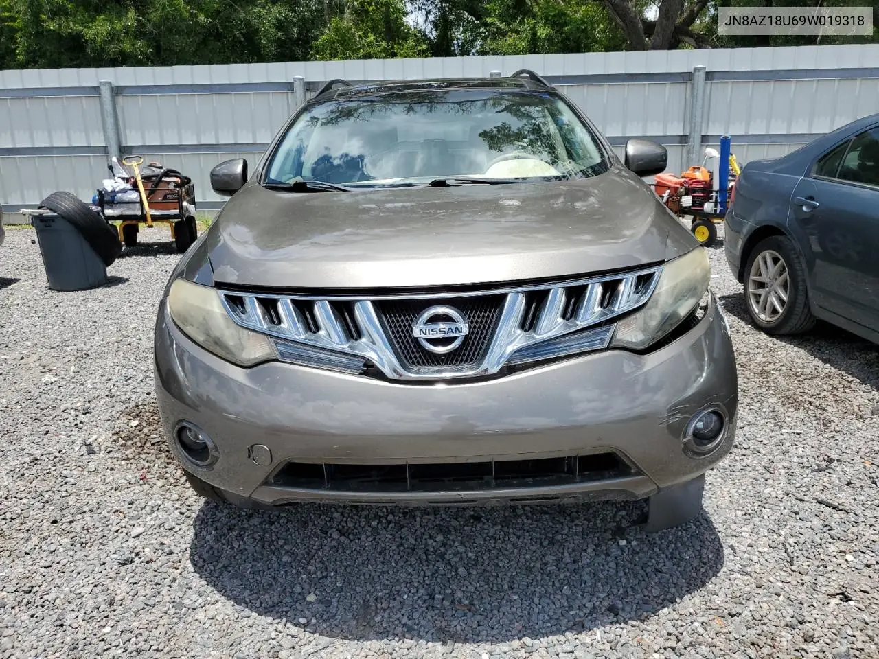 2009 Nissan Murano S VIN: JN8AZ18U69W019318 Lot: 61144805