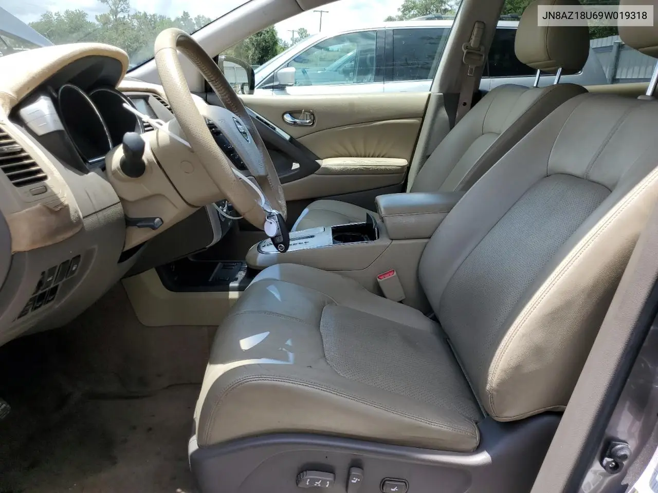 2009 Nissan Murano S VIN: JN8AZ18U69W019318 Lot: 61144805