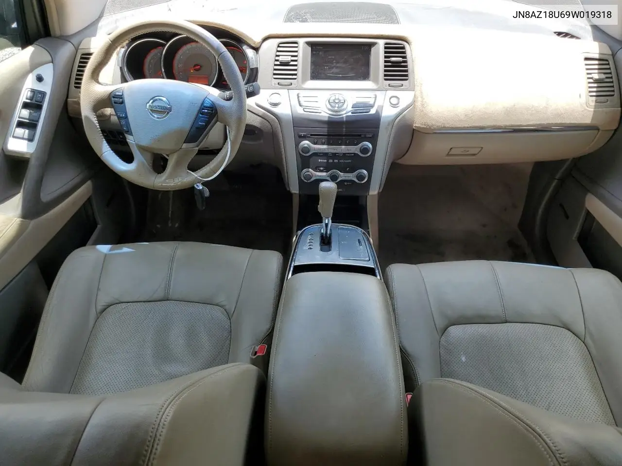 2009 Nissan Murano S VIN: JN8AZ18U69W019318 Lot: 61144805