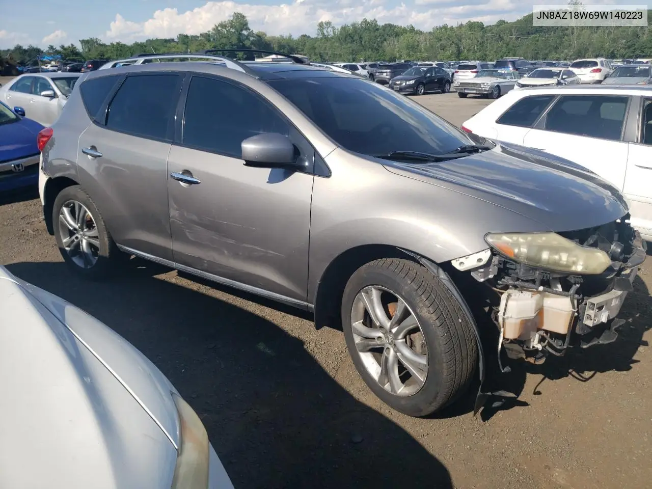 2009 Nissan Murano S VIN: JN8AZ18W69W140223 Lot: 61208145
