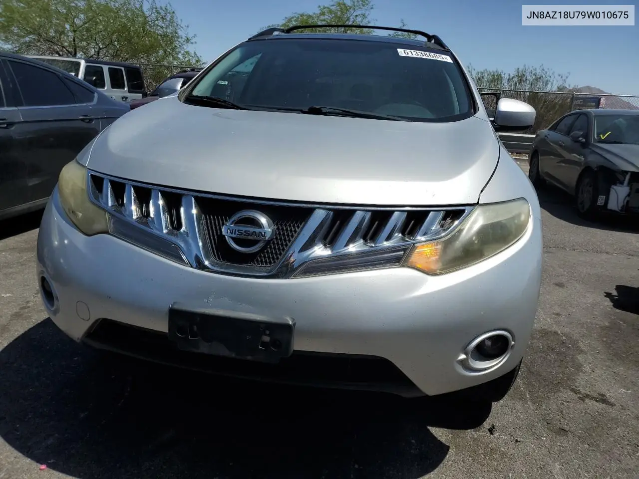 2009 Nissan Murano S VIN: JN8AZ18U79W010675 Lot: 61338685