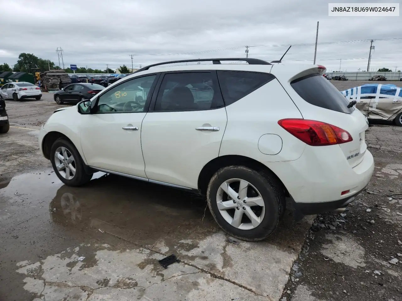 2009 Nissan Murano S VIN: JN8AZ18U69W024647 Lot: 61395495