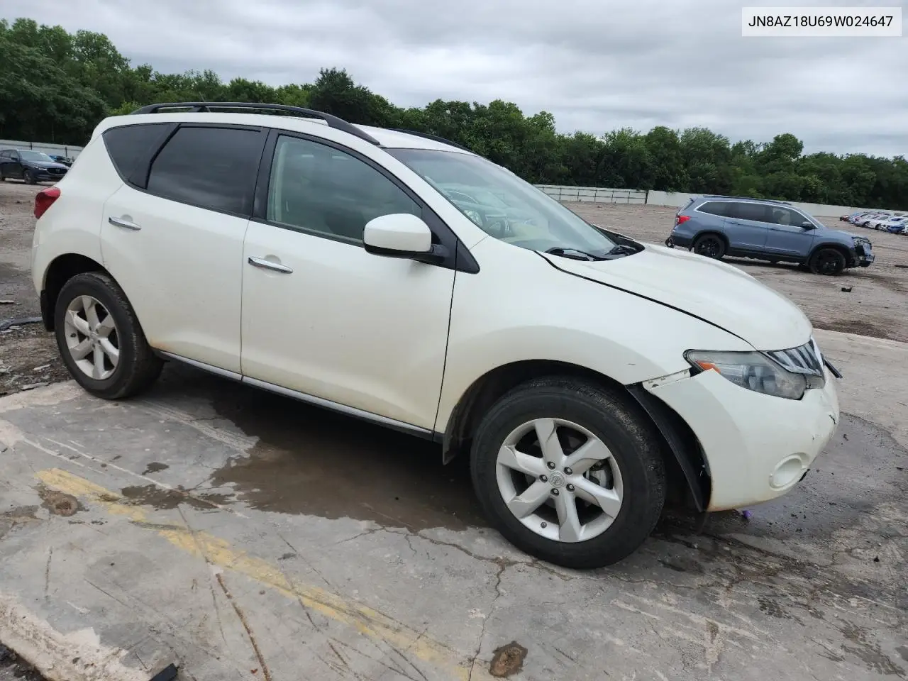 2009 Nissan Murano S VIN: JN8AZ18U69W024647 Lot: 61395495