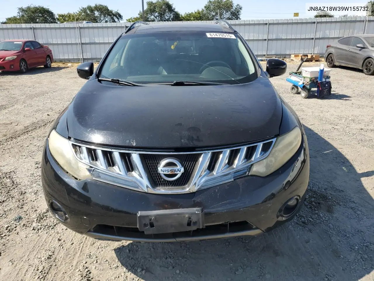 2009 Nissan Murano S VIN: JN8AZ18W39W155732 Lot: 61470515