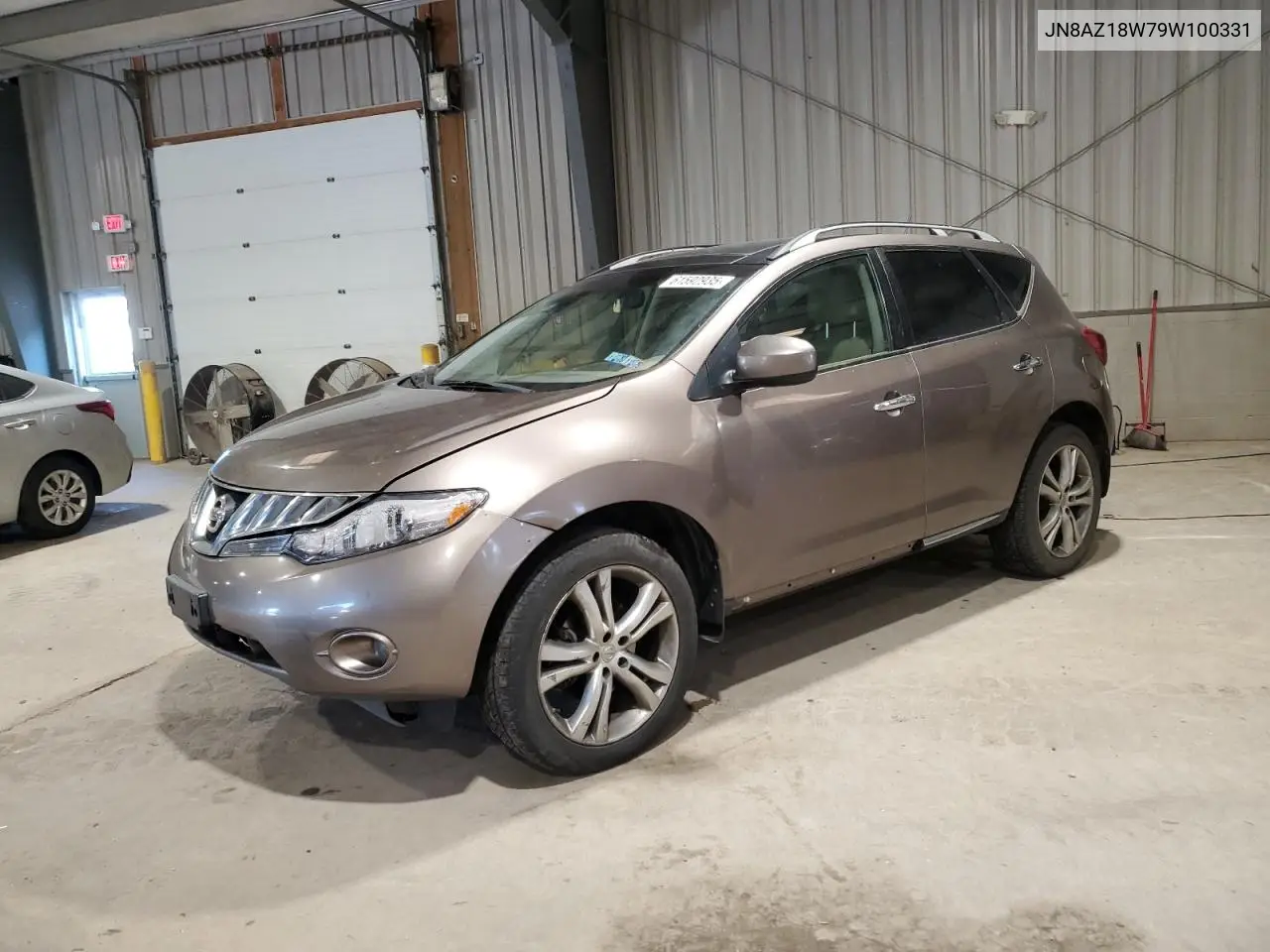 2009 Nissan Murano S VIN: JN8AZ18W79W100331 Lot: 61592935