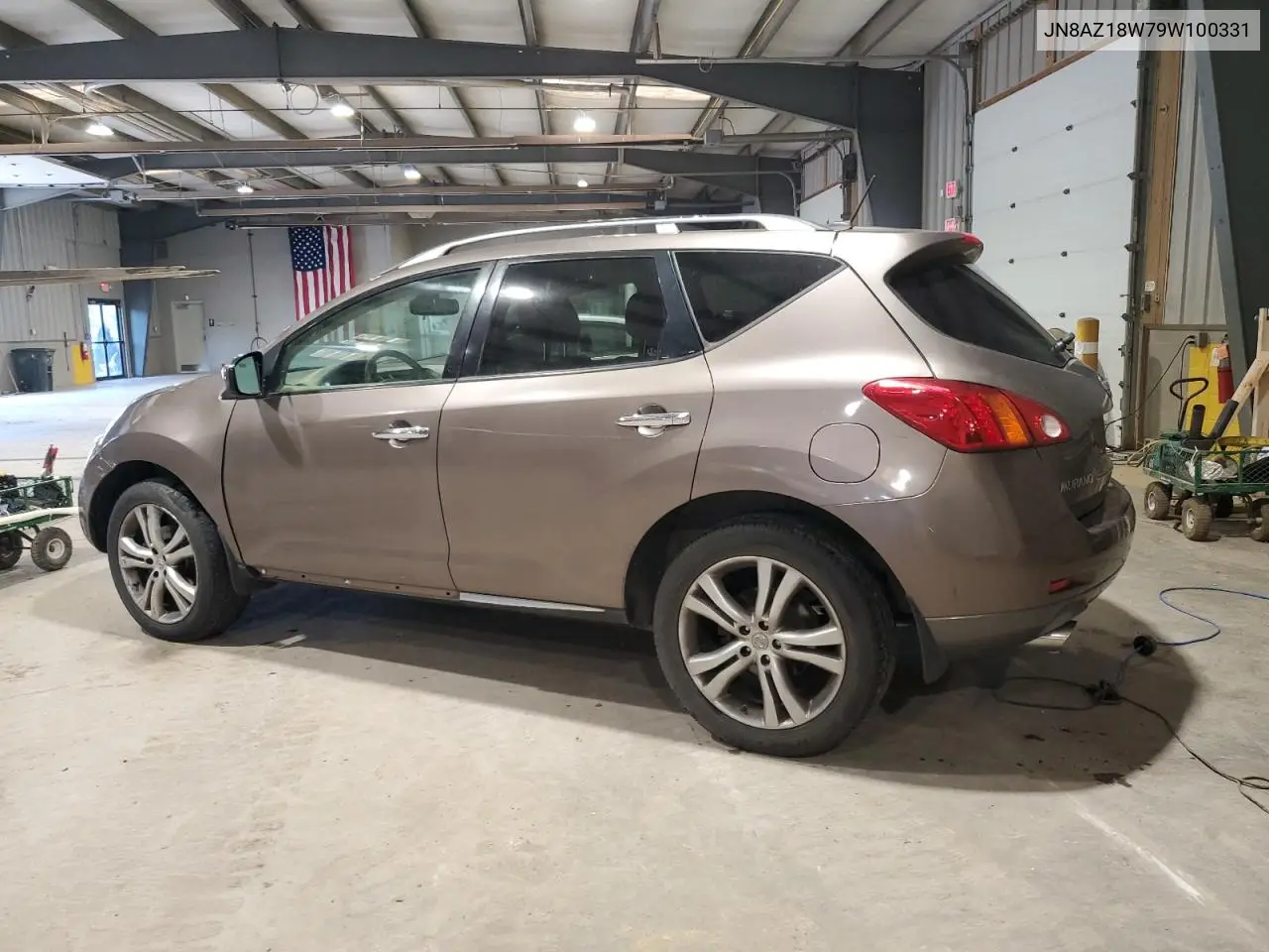 2009 Nissan Murano S VIN: JN8AZ18W79W100331 Lot: 61592935