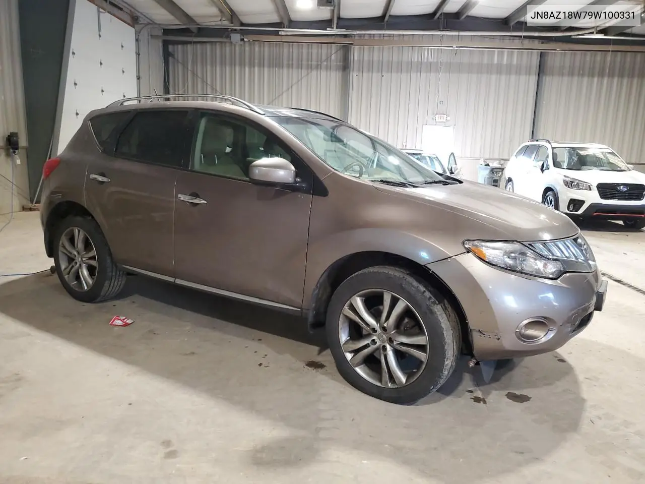 2009 Nissan Murano S VIN: JN8AZ18W79W100331 Lot: 61592935