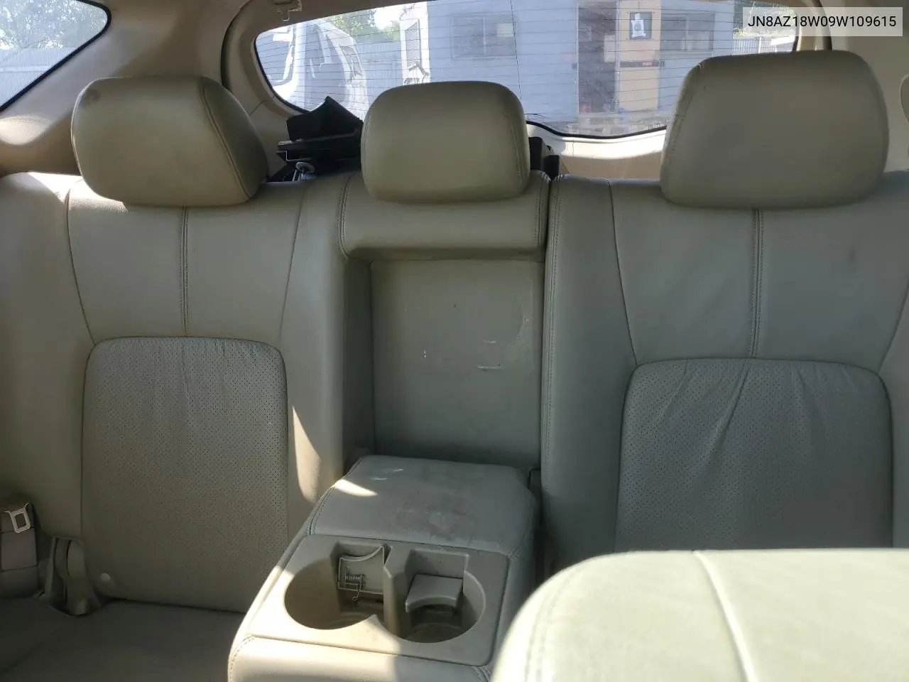 2009 Nissan Murano S VIN: JN8AZ18W09W109615 Lot: 61760305