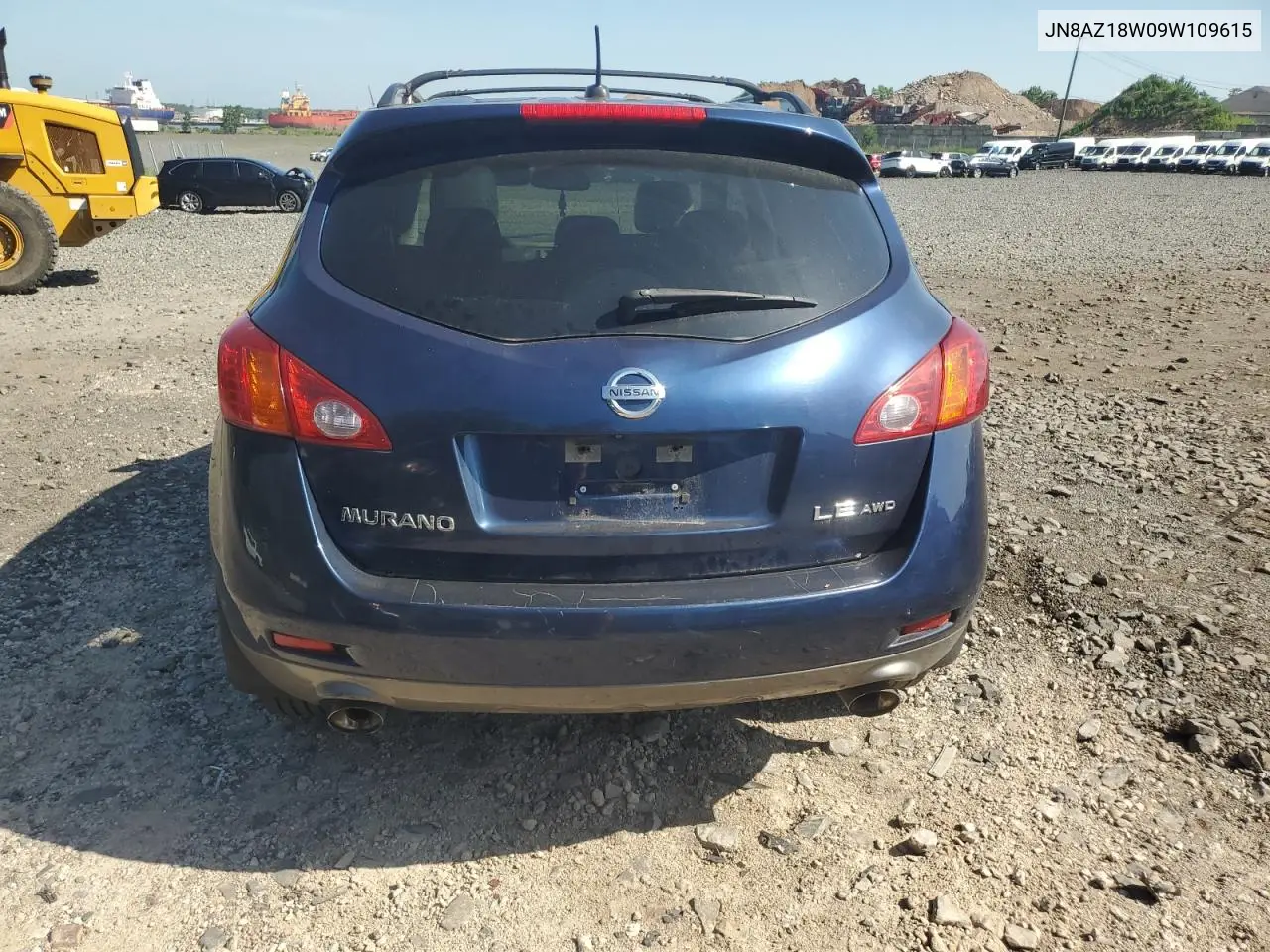 2009 Nissan Murano S VIN: JN8AZ18W09W109615 Lot: 61760305