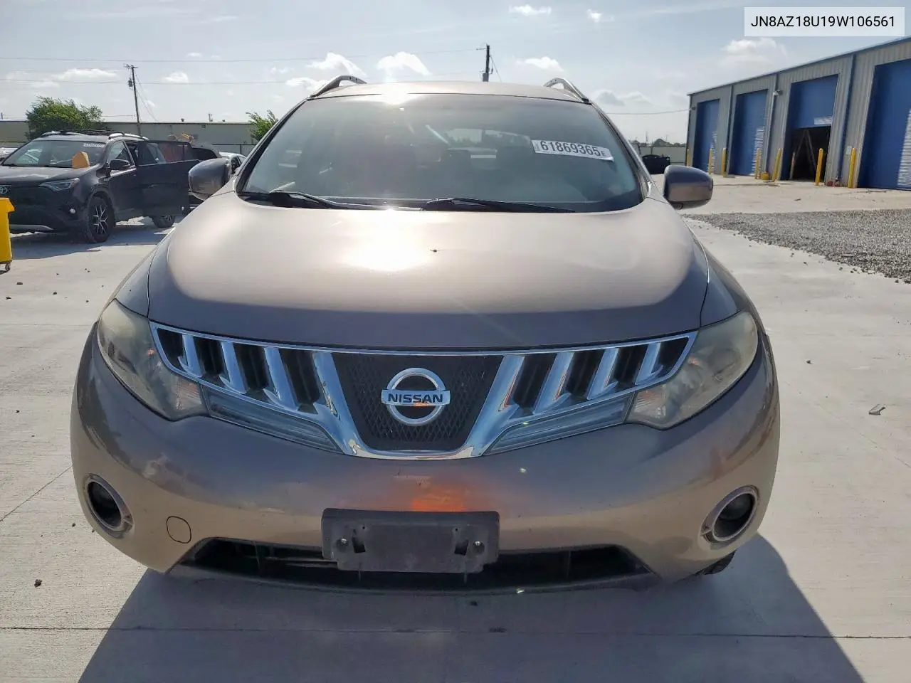 2009 Nissan Murano S VIN: JN8AZ18U19W106561 Lot: 61869365