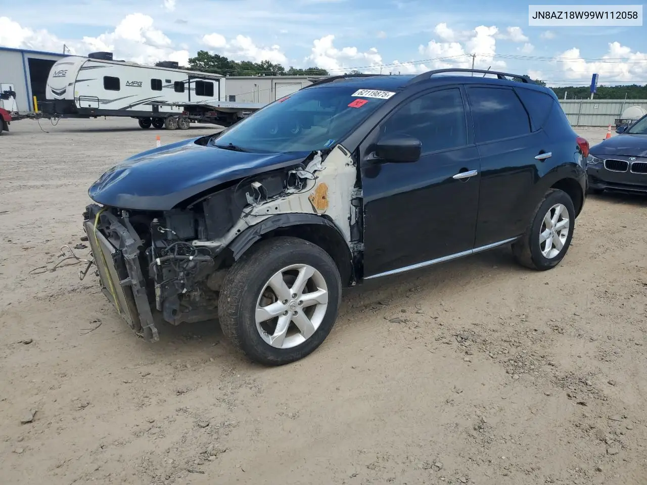 2009 Nissan Murano S VIN: JN8AZ18W99W112058 Lot: 62119875