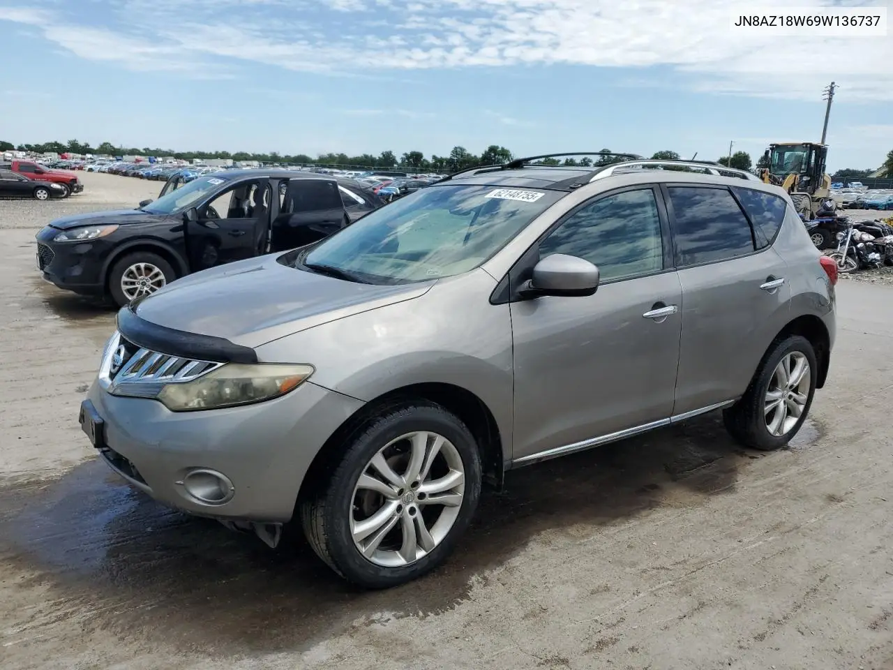 2009 Nissan Murano S VIN: JN8AZ18W69W136737 Lot: 62148755