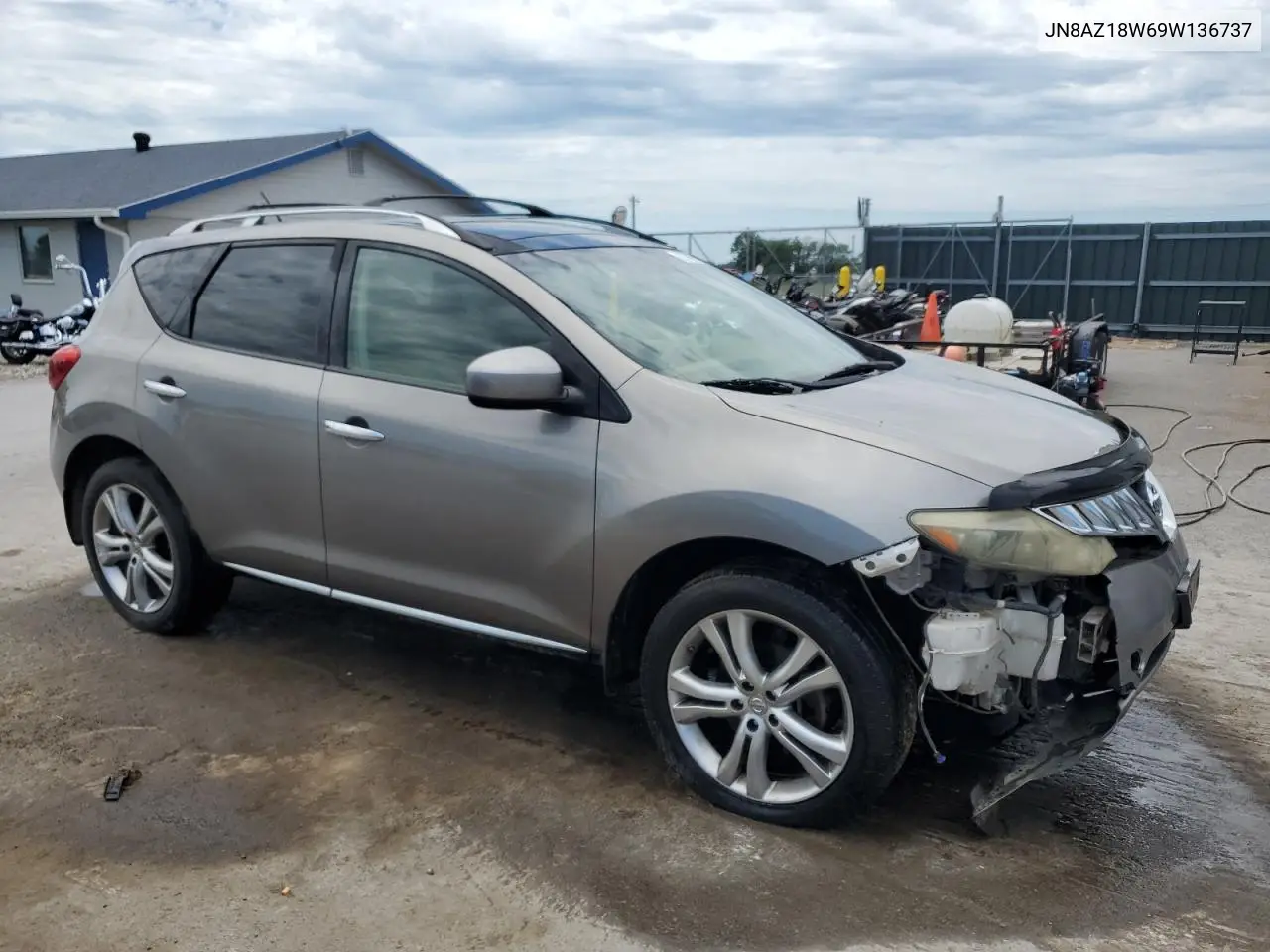 2009 Nissan Murano S VIN: JN8AZ18W69W136737 Lot: 62148755