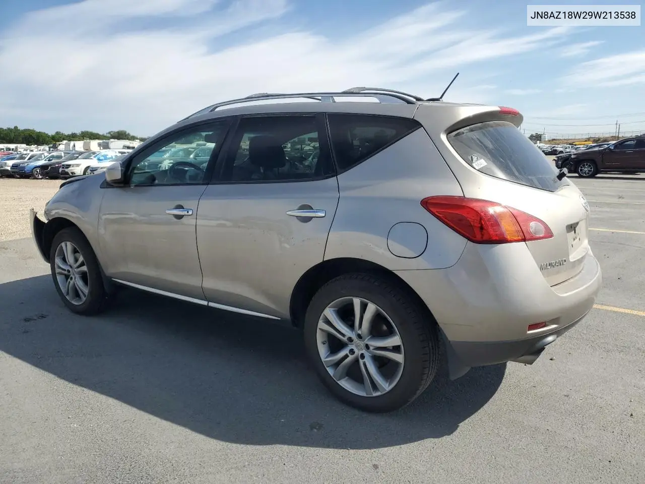 2009 Nissan Murano S VIN: JN8AZ18W29W213538 Lot: 62148885