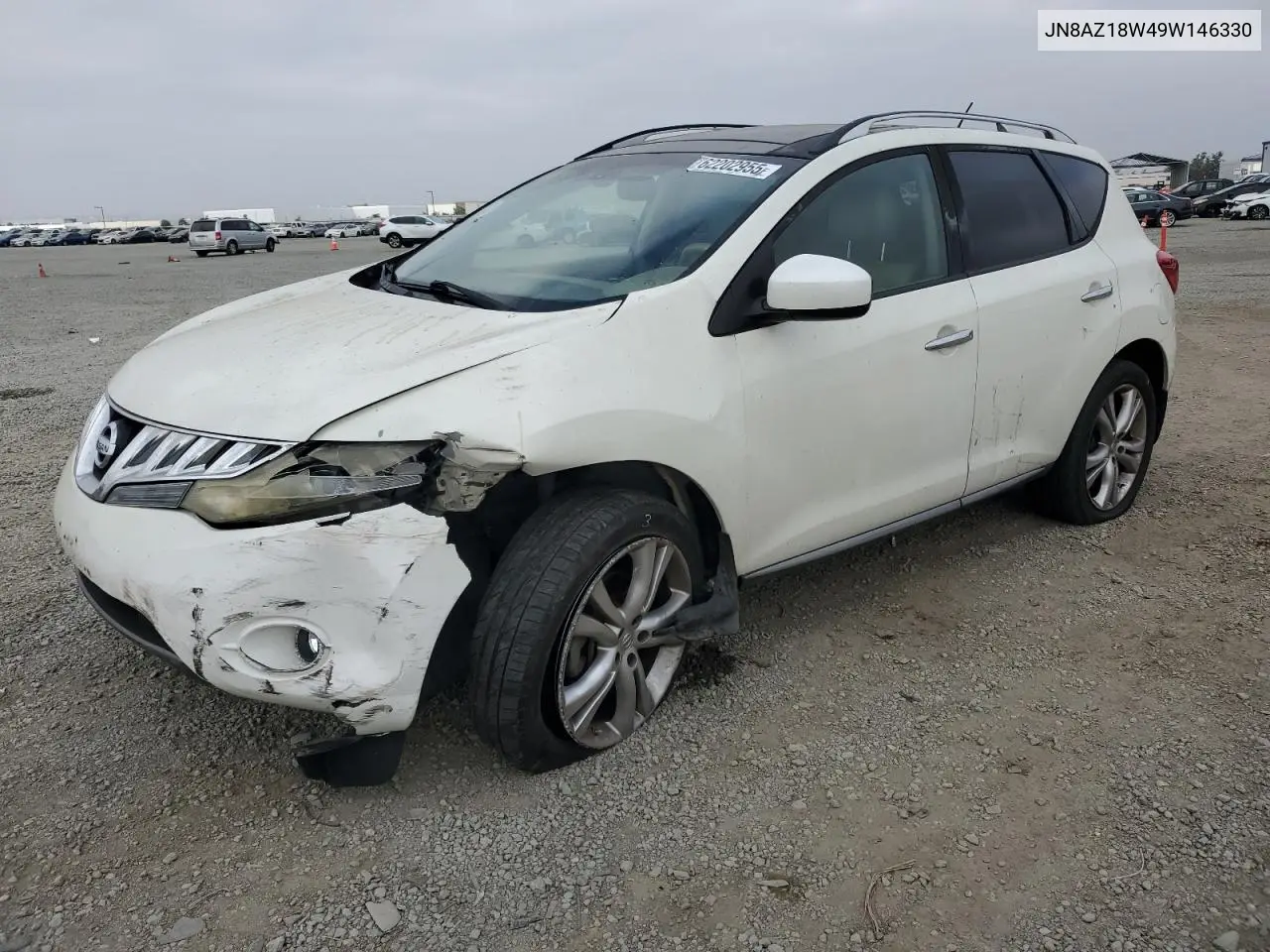2009 Nissan Murano S VIN: JN8AZ18W49W146330 Lot: 62202955