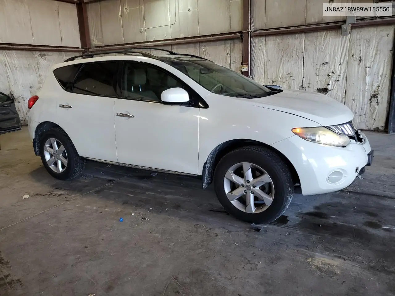 2009 Nissan Murano S VIN: JN8AZ18W89W155550 Lot: 62231215