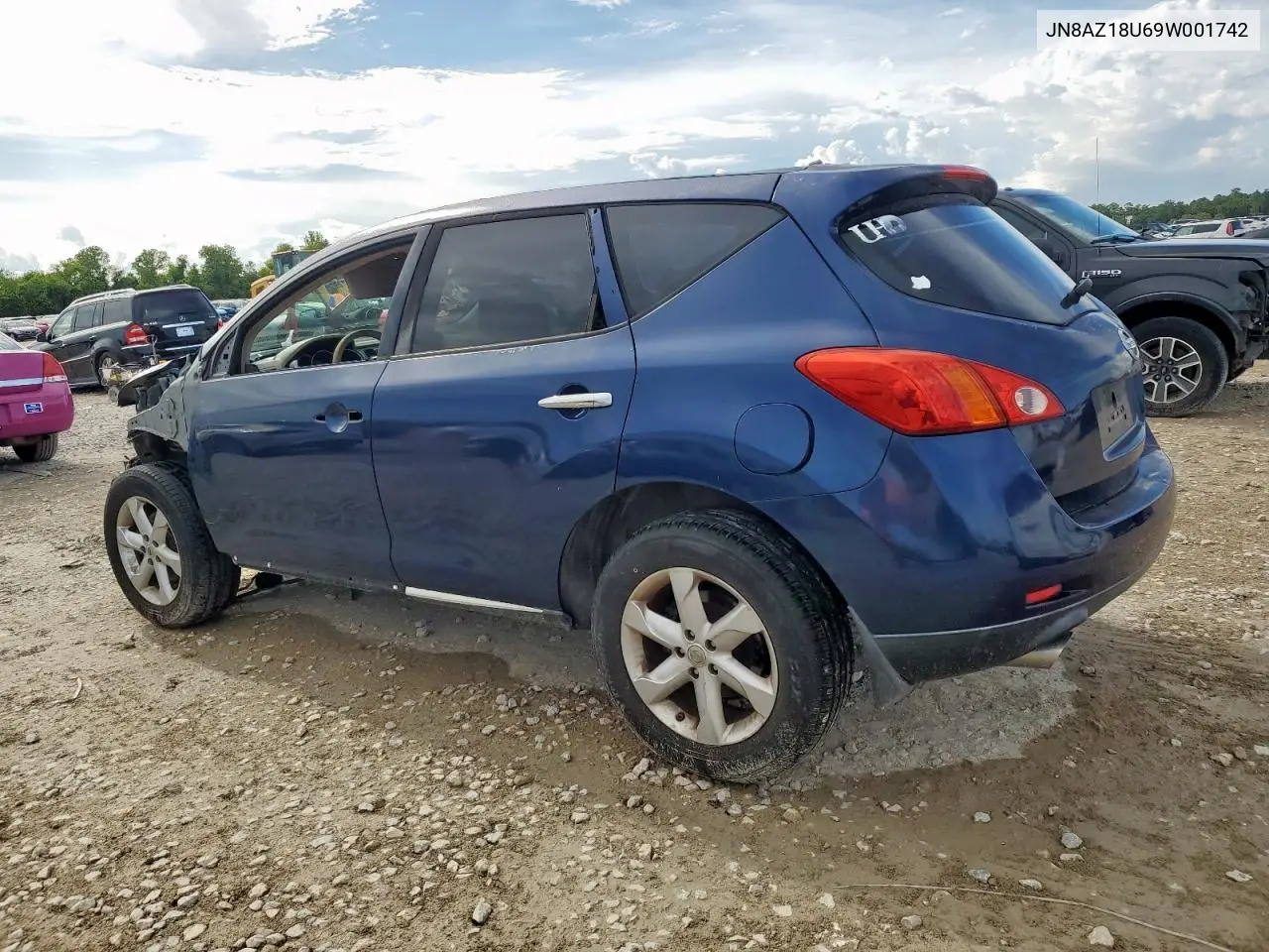 2009 Nissan Murano S VIN: JN8AZ18U69W001742 Lot: 62431155