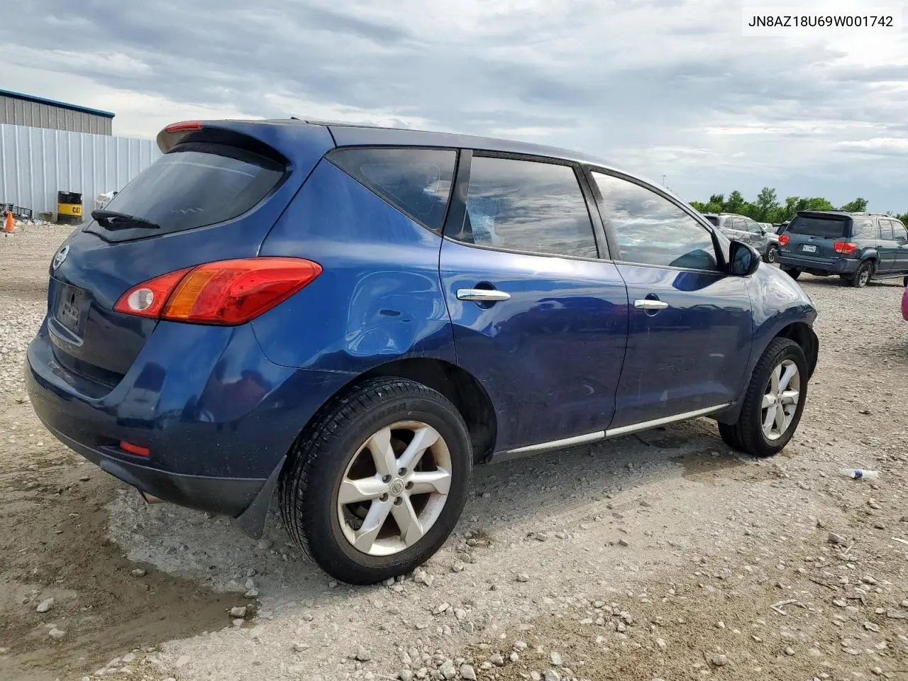 2009 Nissan Murano S VIN: JN8AZ18U69W001742 Lot: 62431155