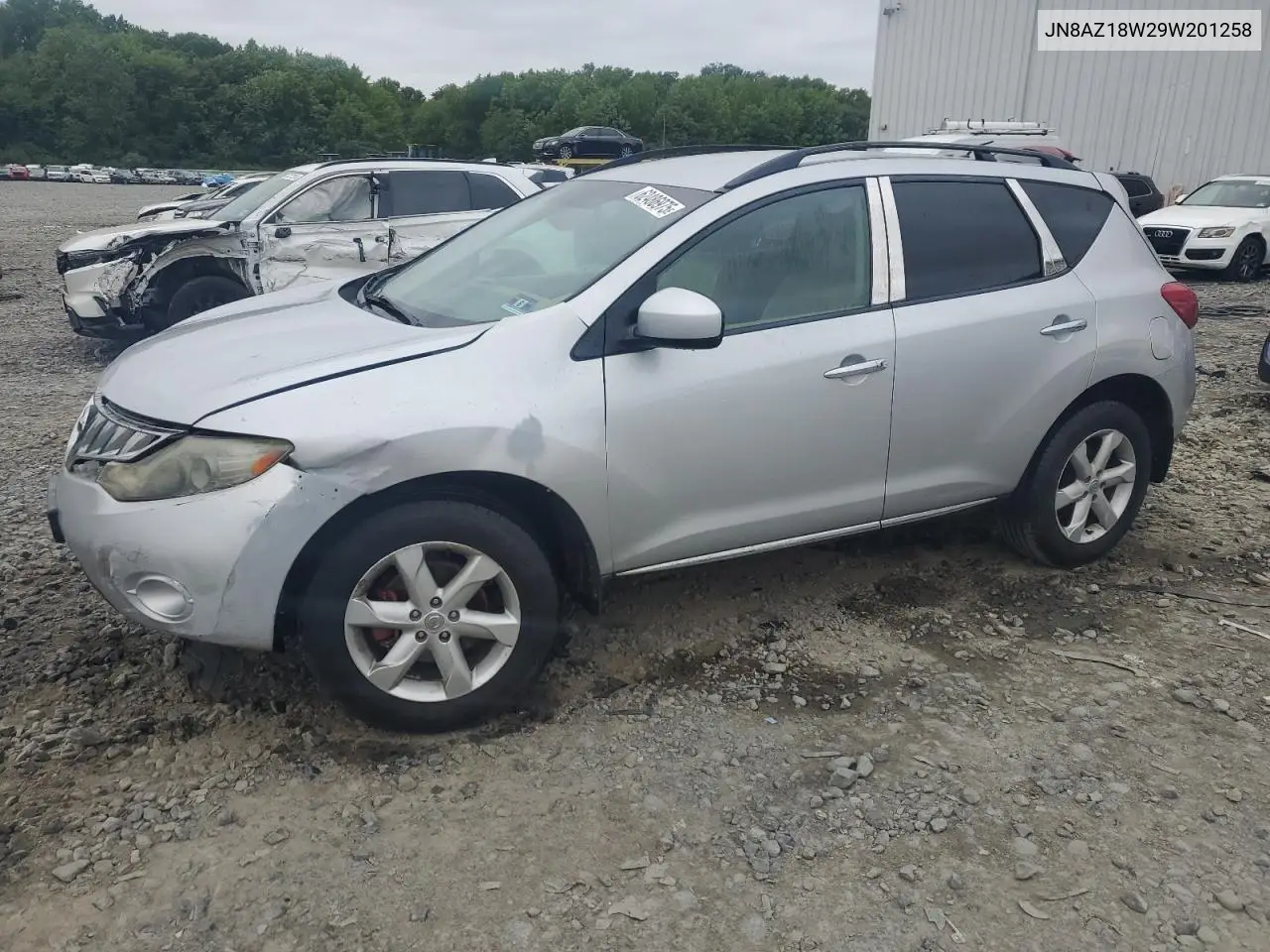 2009 Nissan Murano S VIN: JN8AZ18W29W201258 Lot: 62486975