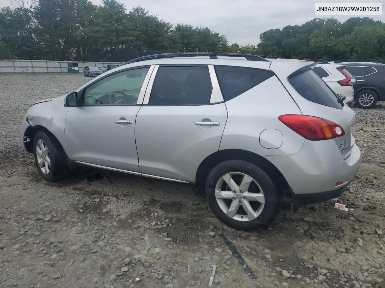 2009 Nissan Murano S VIN: JN8AZ18W29W201258 Lot: 62486975