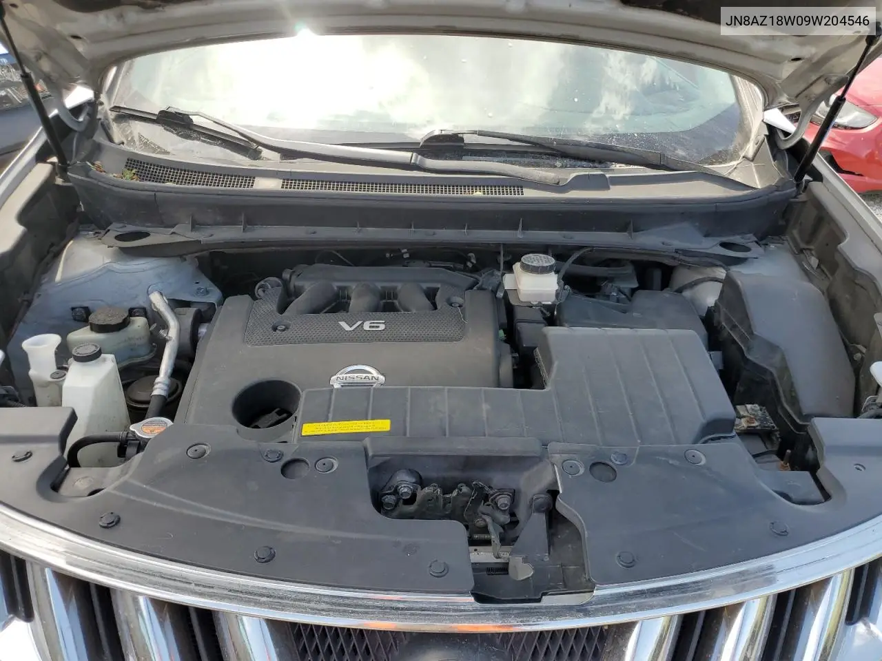 2009 Nissan Murano S VIN: JN8AZ18W09W204546 Lot: 62548855