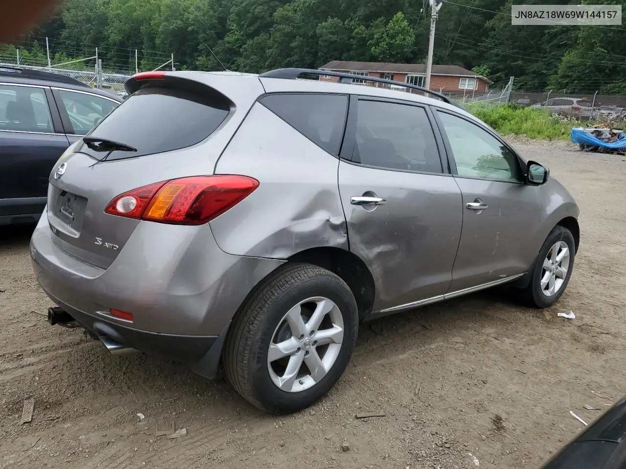 2009 Nissan Murano S VIN: JN8AZ18W69W144157 Lot: 62693255