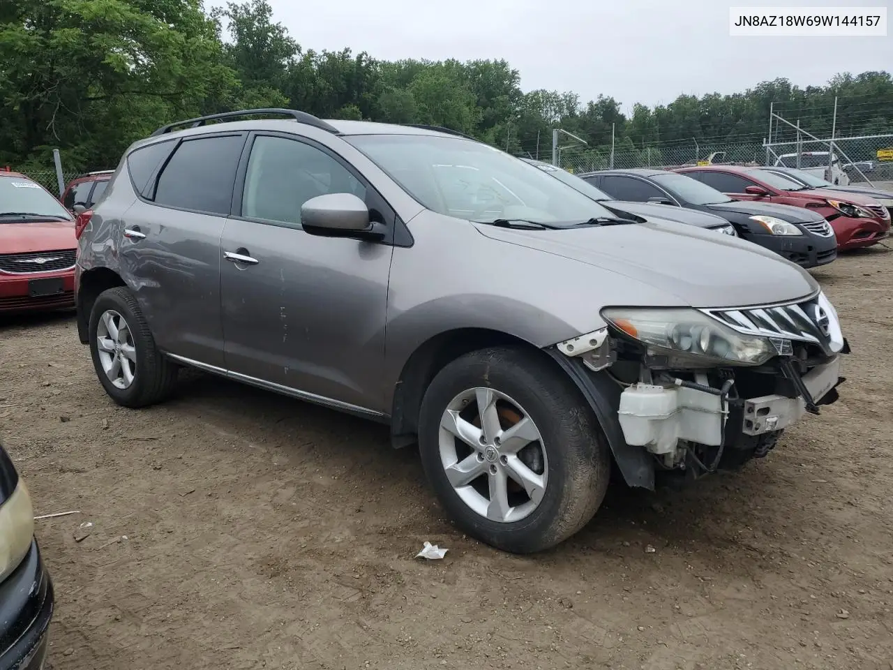 2009 Nissan Murano S VIN: JN8AZ18W69W144157 Lot: 62693255