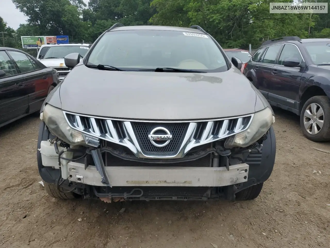 2009 Nissan Murano S VIN: JN8AZ18W69W144157 Lot: 62693255