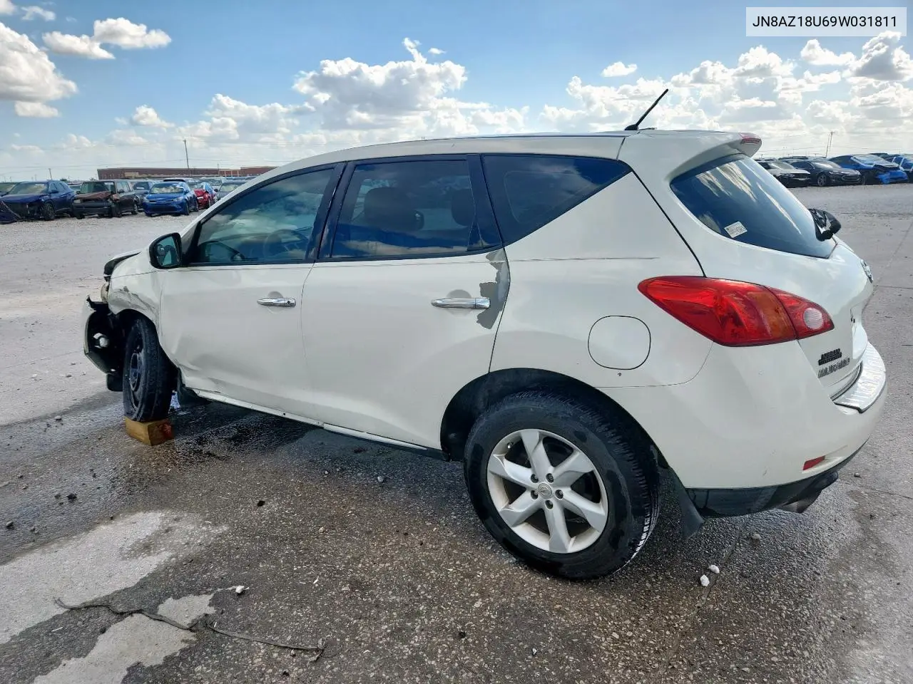 2009 Nissan Murano S VIN: JN8AZ18U69W031811 Lot: 62774485