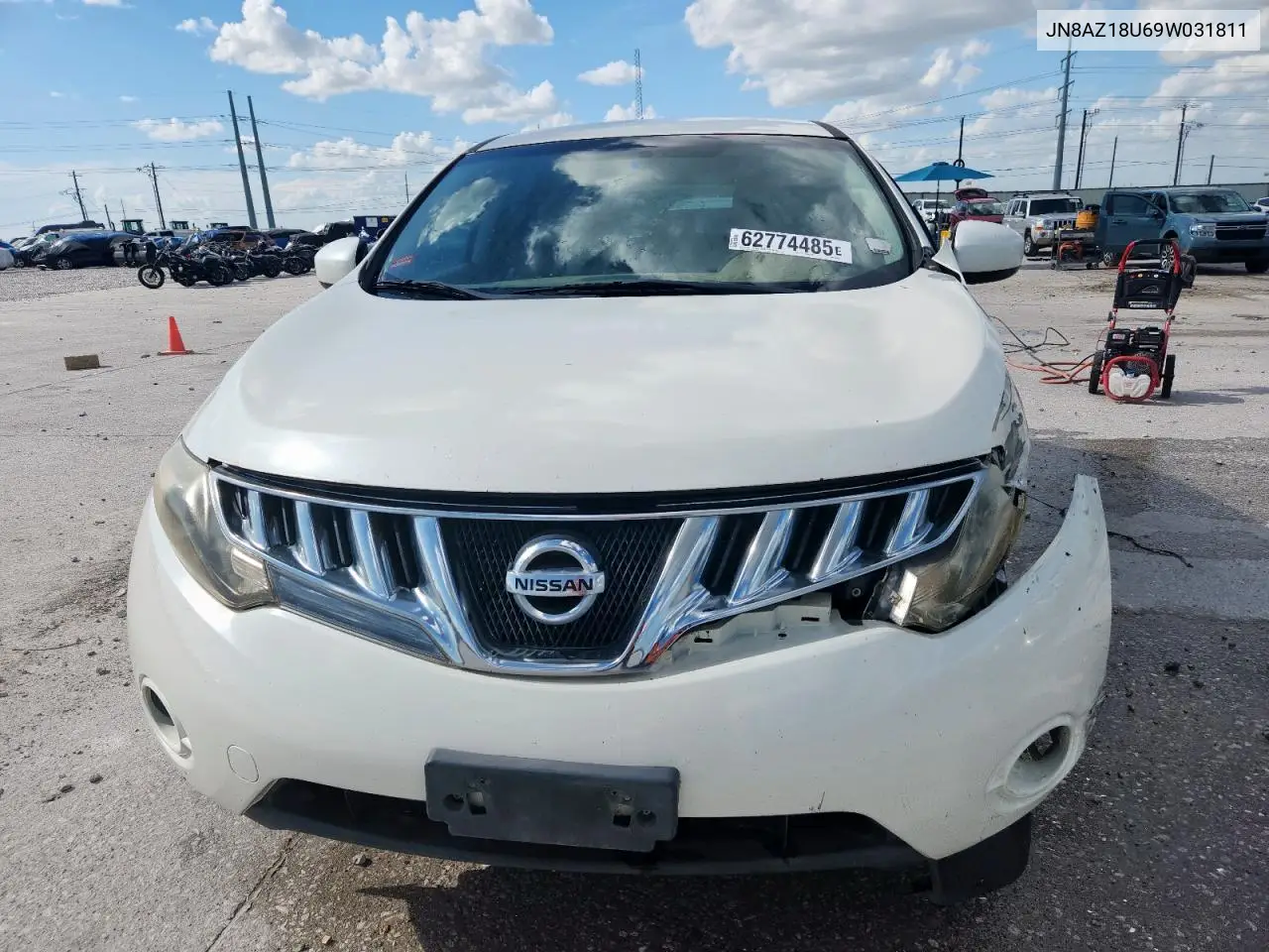 2009 Nissan Murano S VIN: JN8AZ18U69W031811 Lot: 62774485
