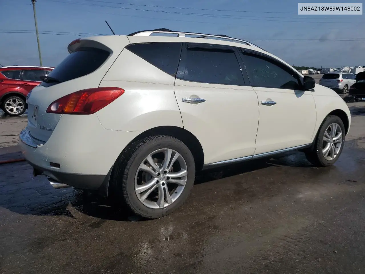 2009 Nissan Murano S VIN: JN8AZ18W89W148002 Lot: 63010575