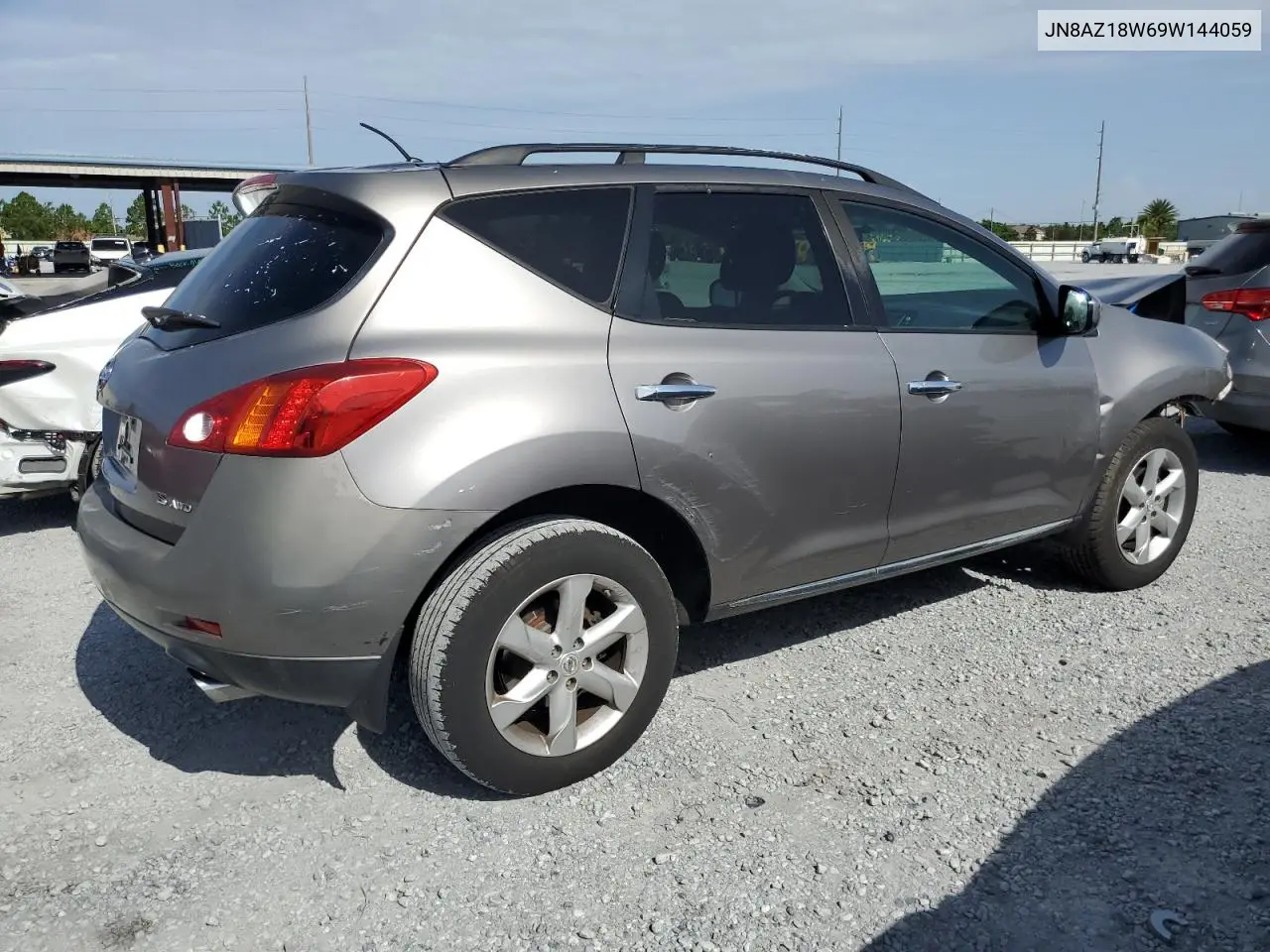 2009 Nissan Murano S VIN: JN8AZ18W69W144059 Lot: 63106505