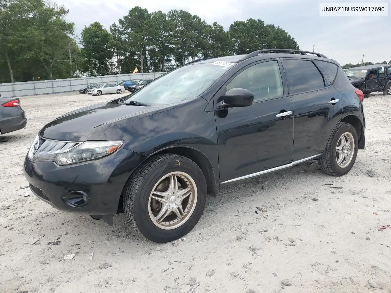 2009 Nissan Murano S VIN: JN8AZ18U59W017690 Lot: 63127875