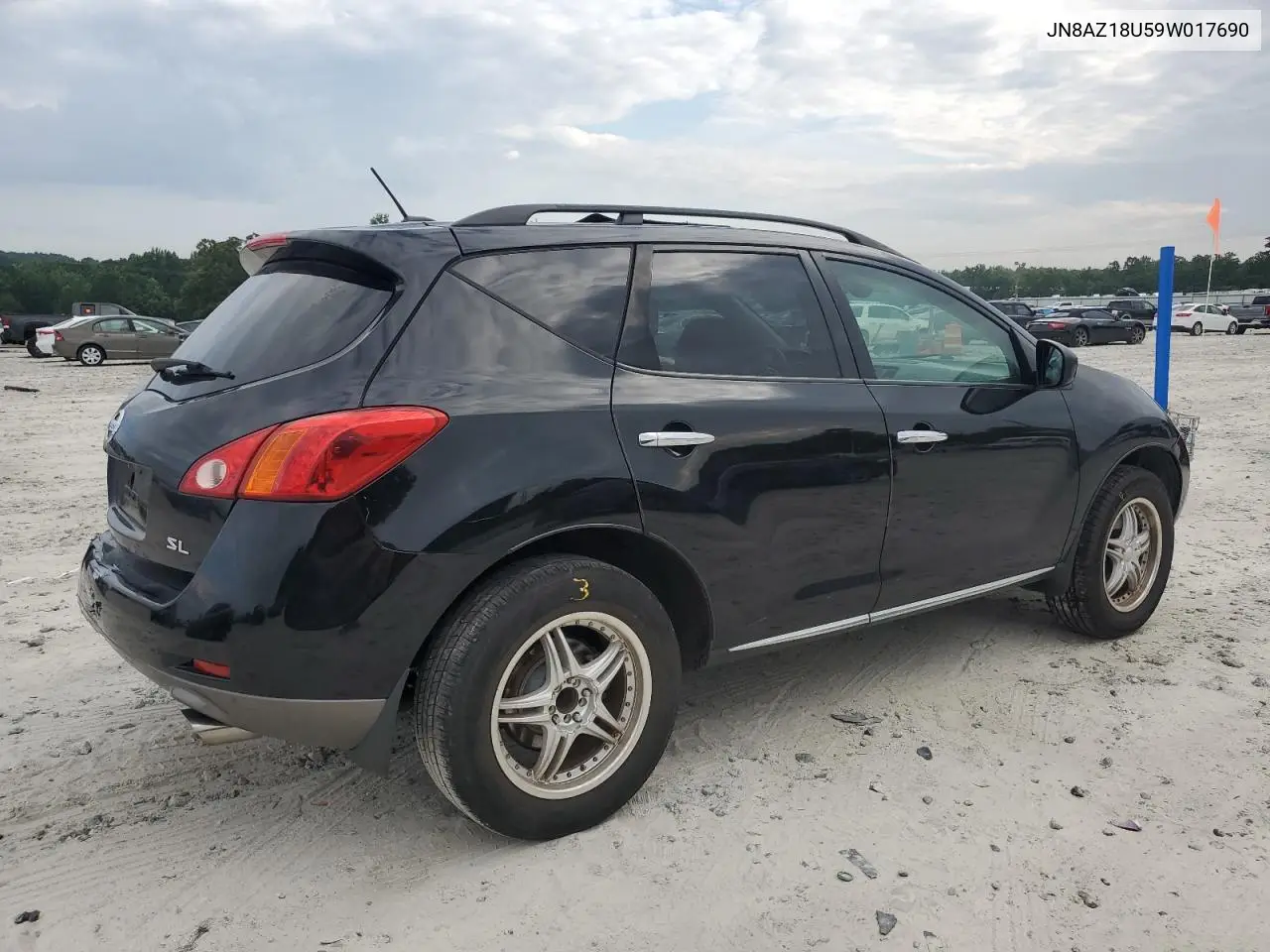 2009 Nissan Murano S VIN: JN8AZ18U59W017690 Lot: 63127875