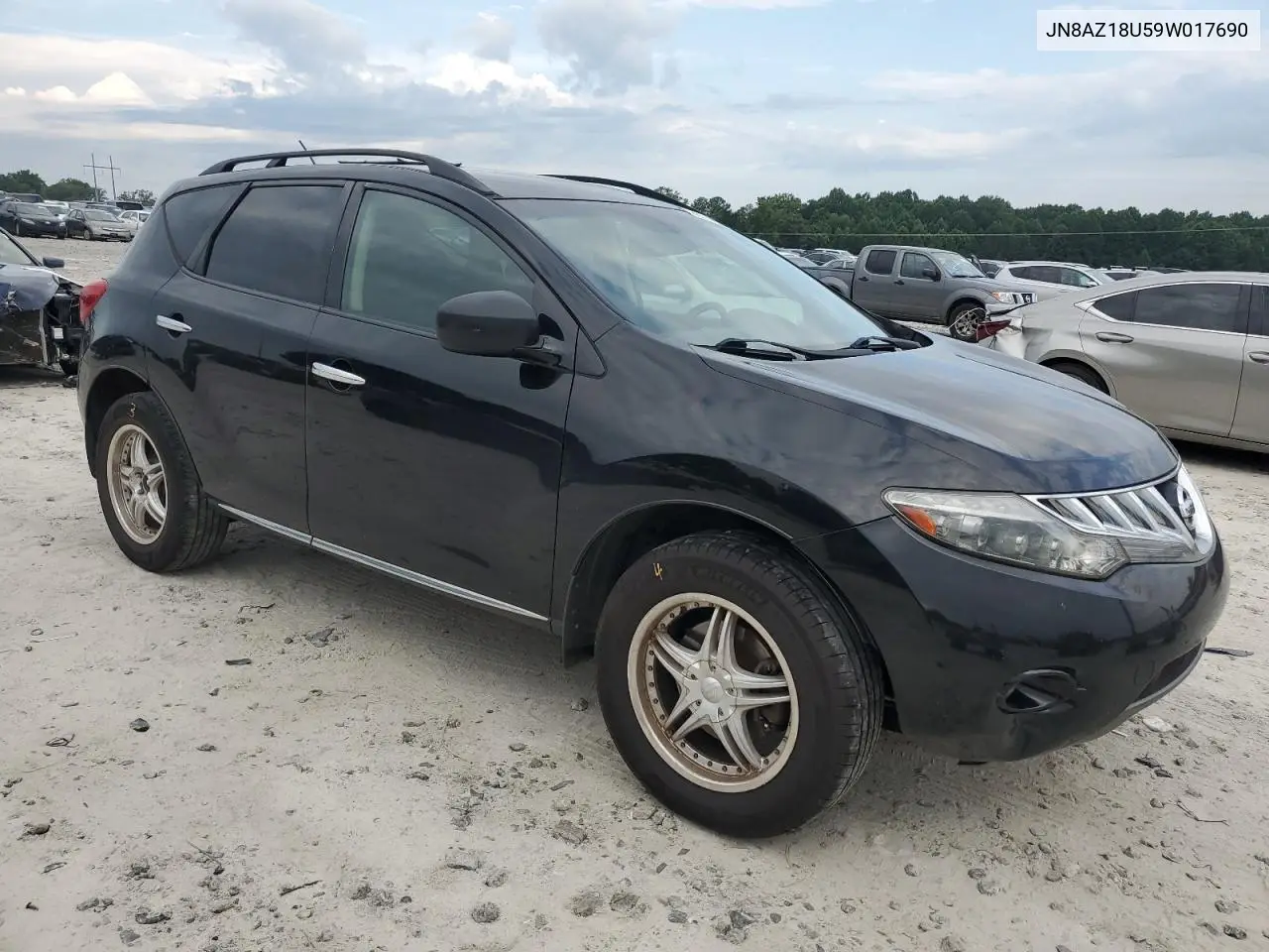 2009 Nissan Murano S VIN: JN8AZ18U59W017690 Lot: 63127875