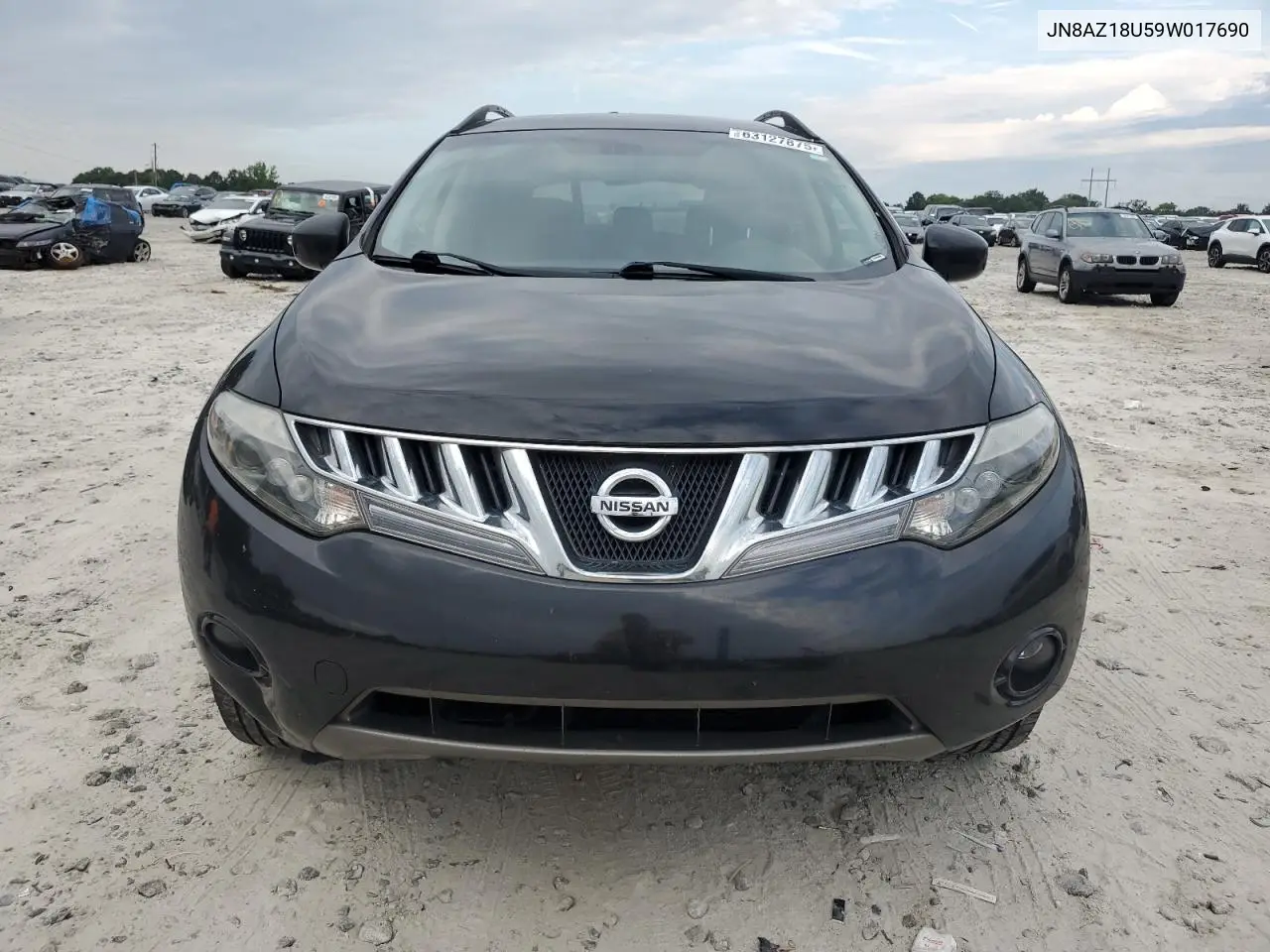 2009 Nissan Murano S VIN: JN8AZ18U59W017690 Lot: 63127875