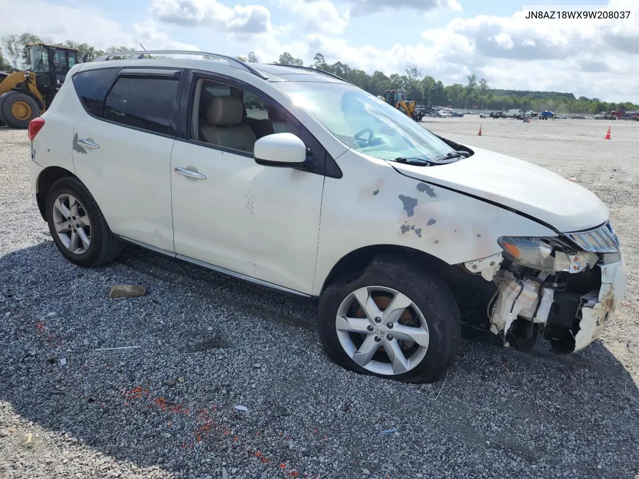 2009 Nissan Murano S VIN: JN8AZ18WX9W208037 Lot: 64664325
