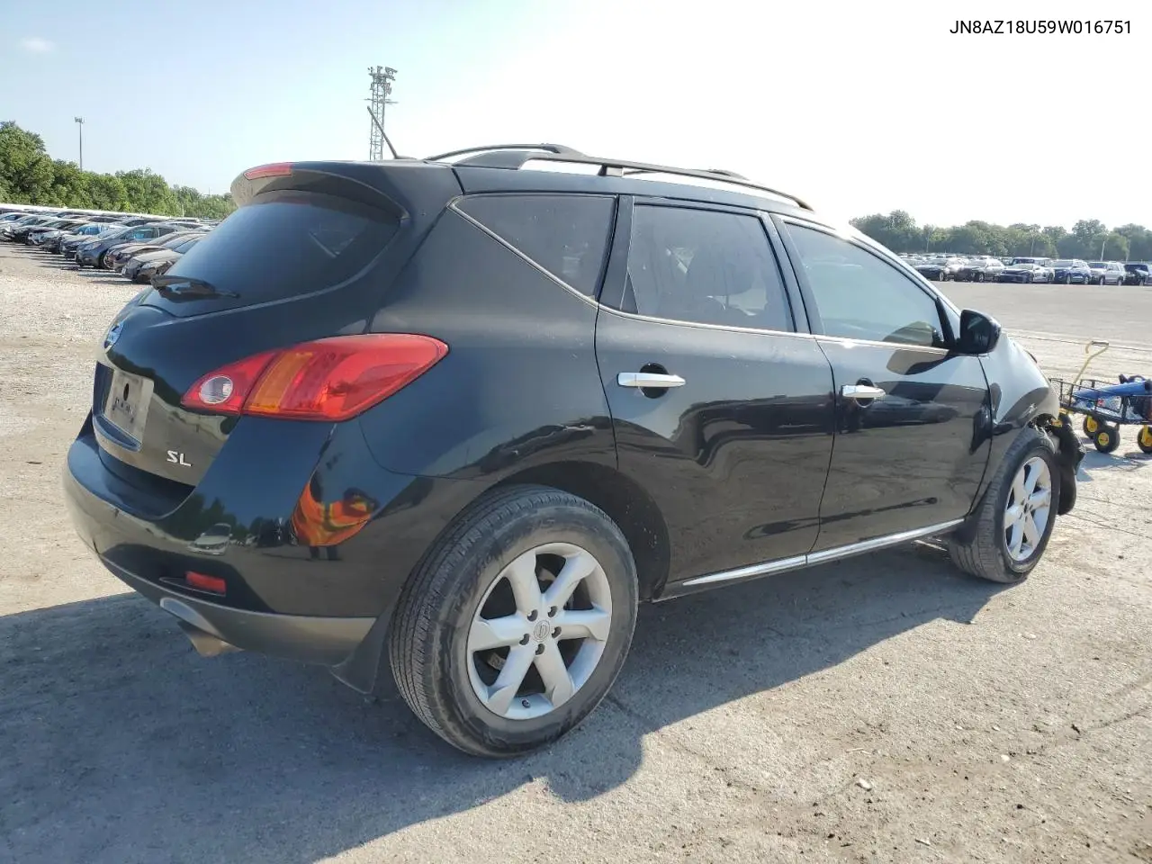 2009 Nissan Murano S VIN: JN8AZ18U59W016751 Lot: 64973515